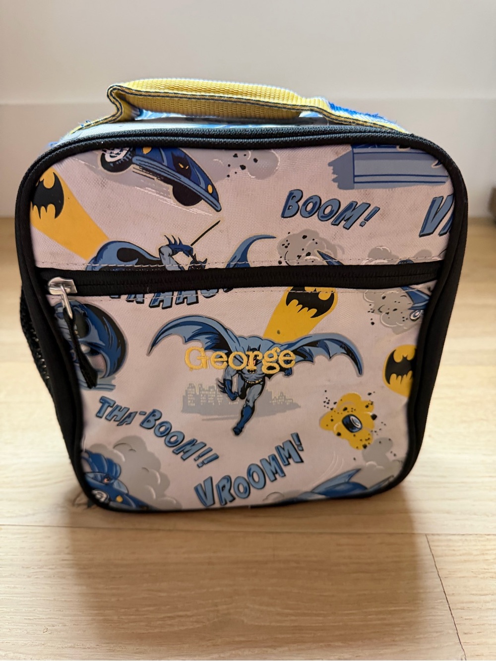 Personalized Batman Lunch Box “George” Insulated Kids Bag